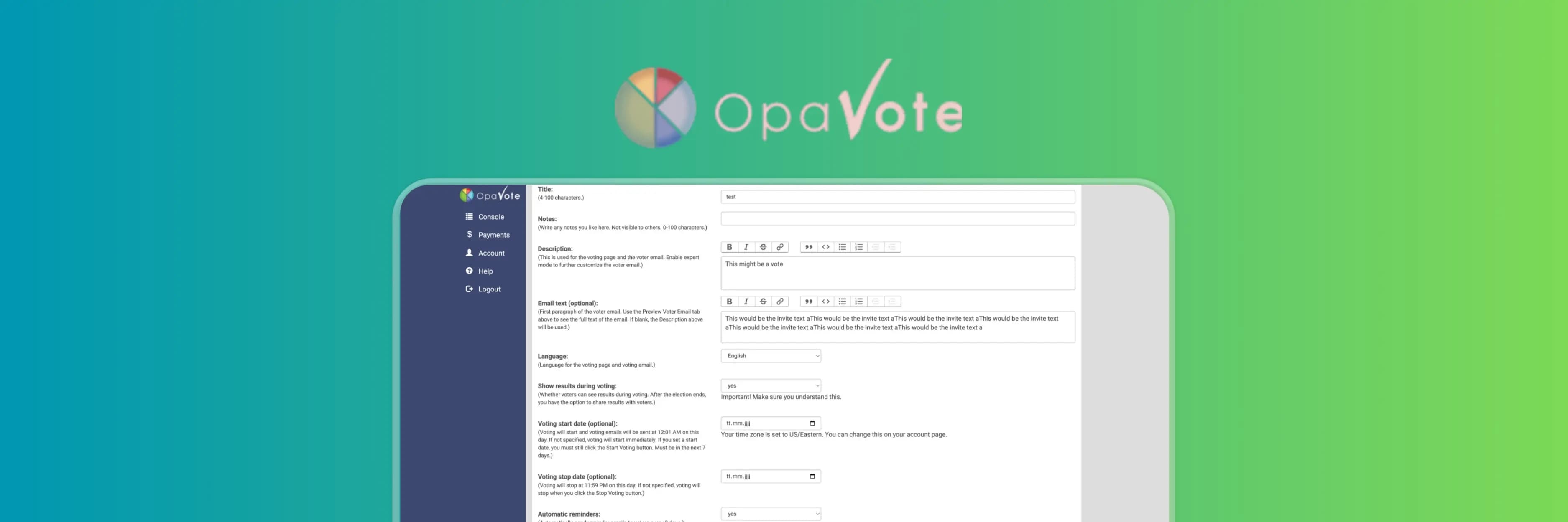 NemoVote vs opavote — Comparison
