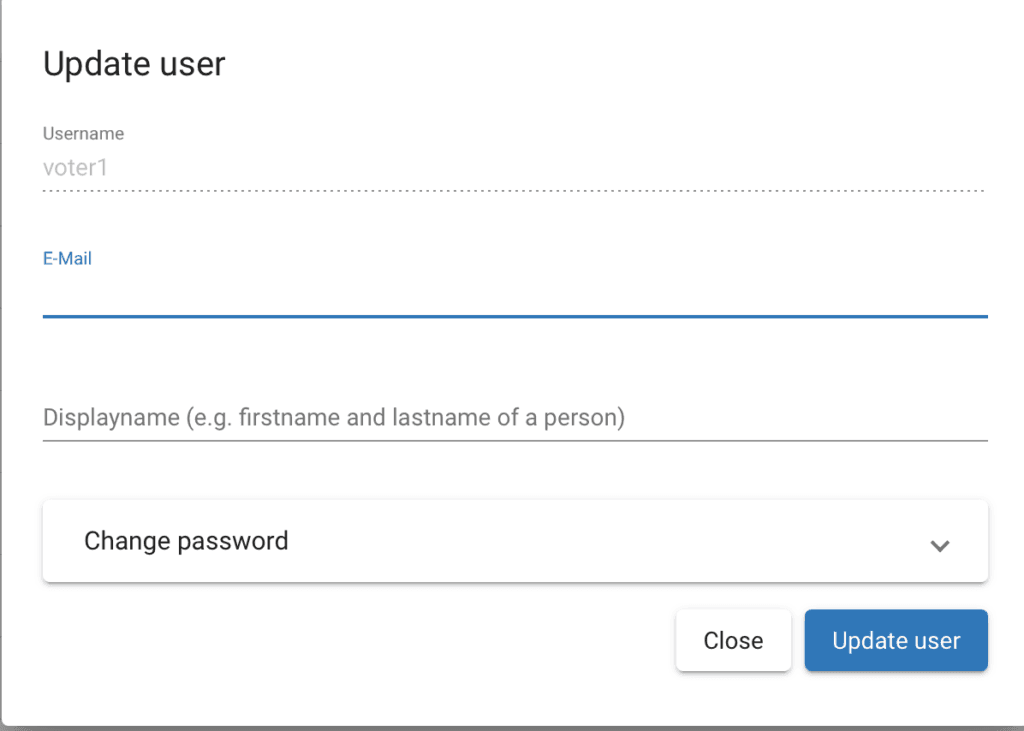 manual password reset