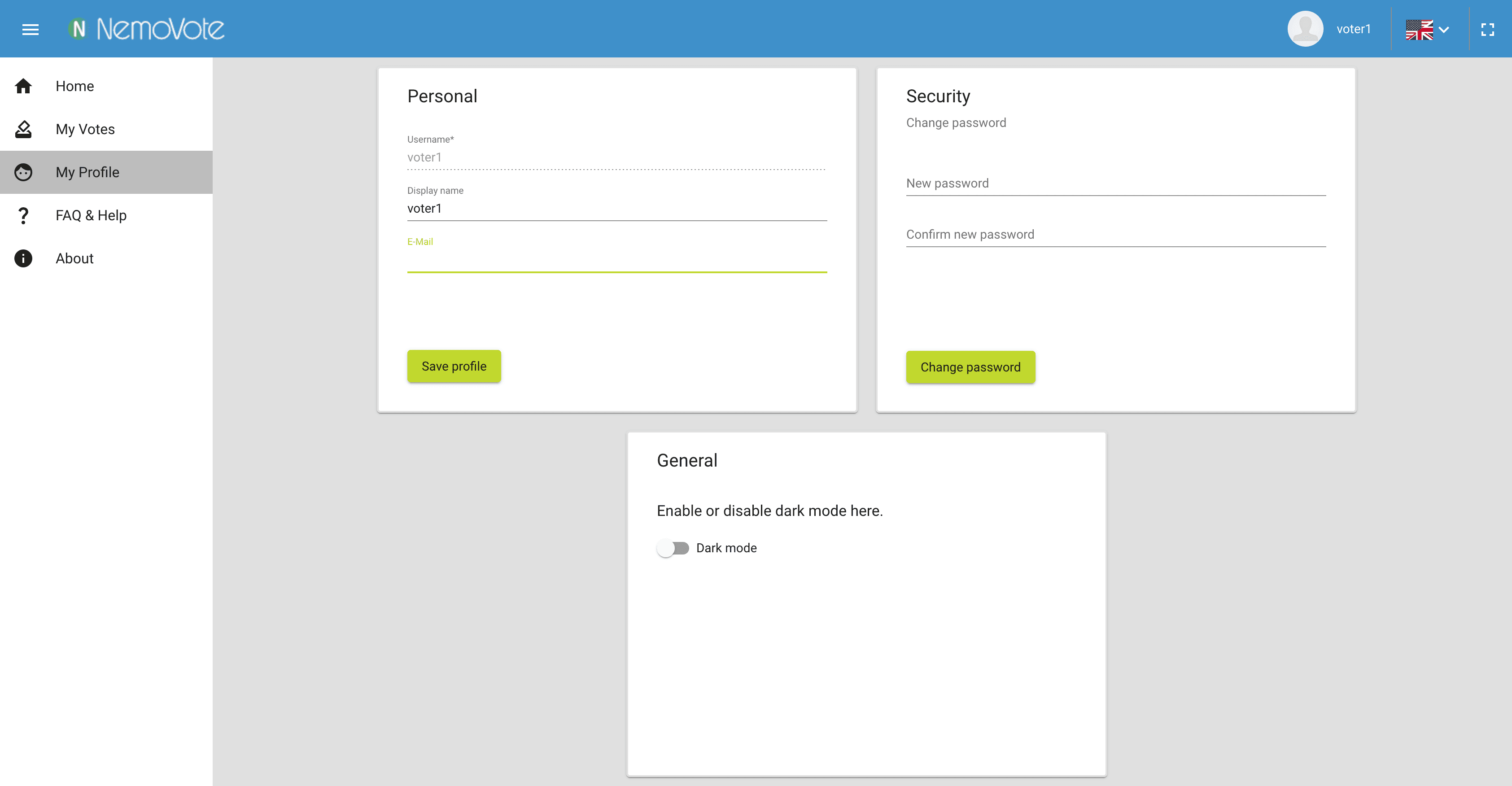 voter profile