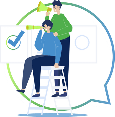 Voting support illustration