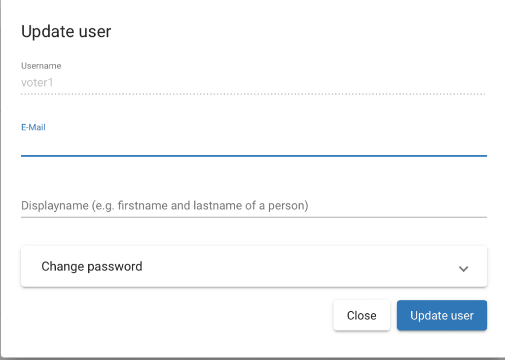 manual Password Reset